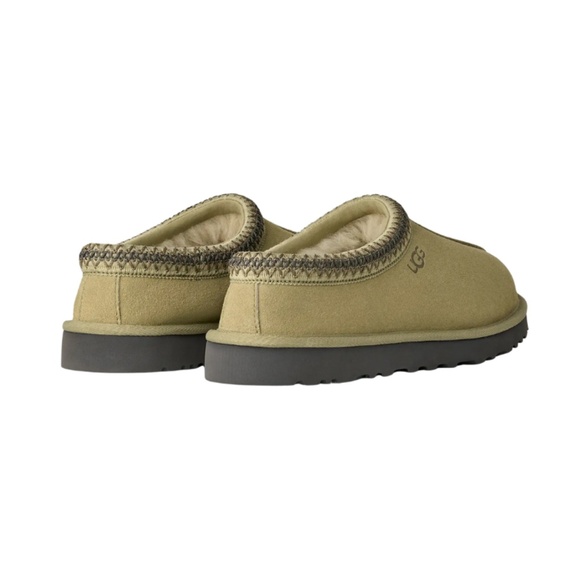 Men's UGG Tasman II Slipper in Muted Brass / Magnolia Leaf Suede - Picture 4 of 6